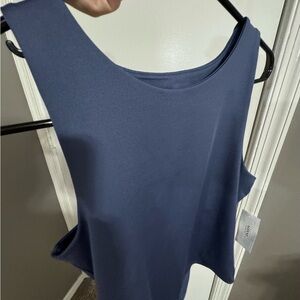 Alfani sleeveless bodysuit. NWT really pretty blue.